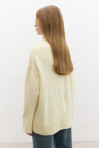 Oversized Soft Sweater Yellow