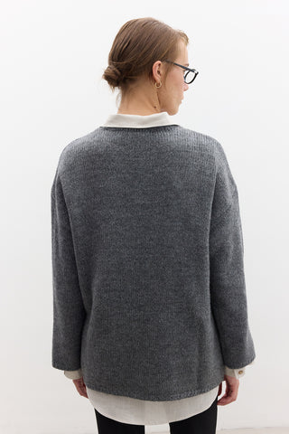 Oversized Sweater Anthracite