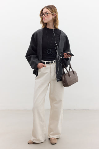 Milana Cachet Coat Anthracite