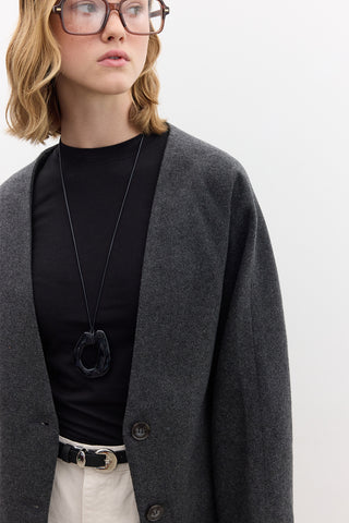 Milana Cachet Coat Anthracite