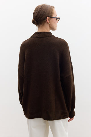Ella Sweater Dark Brown