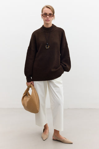Ella Sweater Dark Brown
