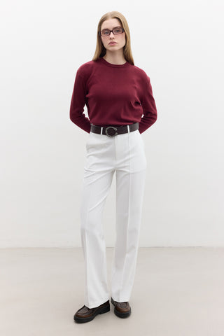 Soft Knit Sweater Burgundy