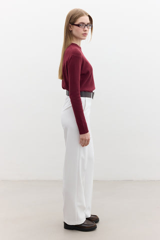 Soft Knit Sweater Burgundy