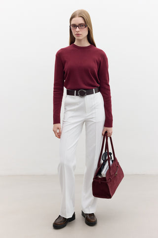 Soft Knit Sweater Burgundy