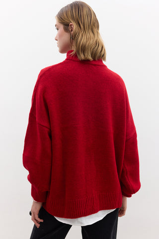 Ella Sweater Red