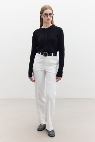 Soft Knit Cardigan Black