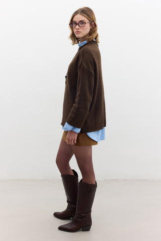 Oversized Sweater Brown