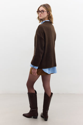 Oversized Sweater Brown