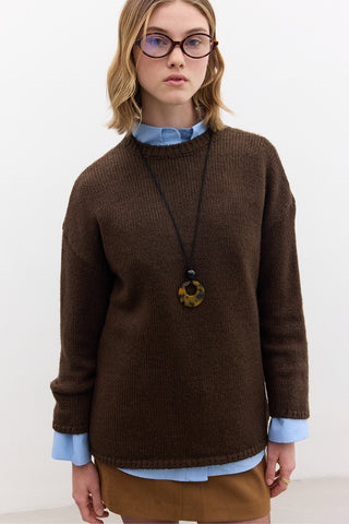 Oversized Sweater Brown