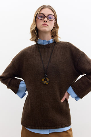 Oversized Sweater Brown