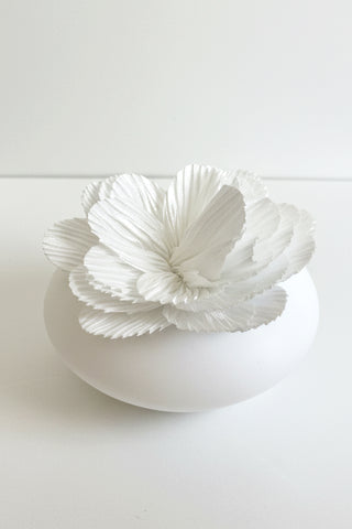 Lora Floral Brooch Ecru