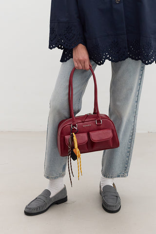Retro Pocket Bag Burgundy