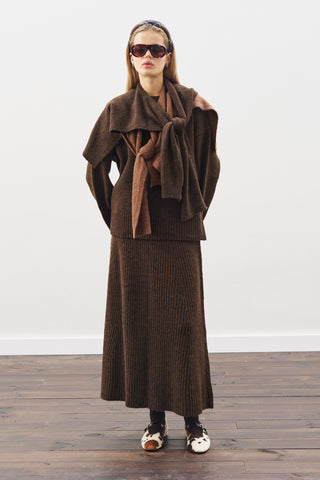 Chunky Oversized Sweater Brown