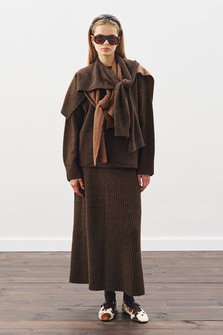 Chunky Oversized Sweater Brown