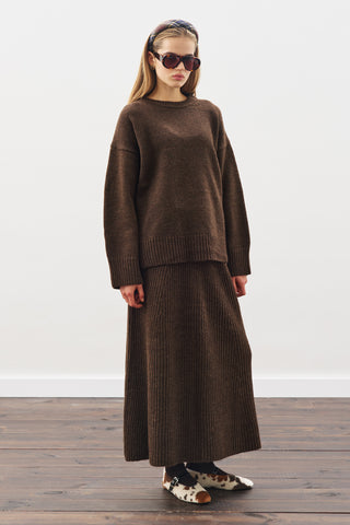 Chunky Oversized Sweater Brown