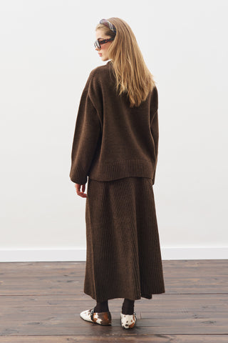 Chunky Oversized Sweater Brown