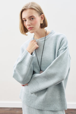 Chunky Oversized Sweater Blue