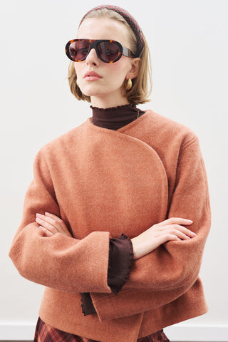 Wool Short Jacket Tıle