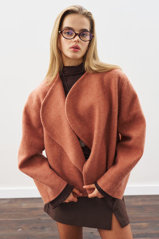 Wool Short Jacket Tıle