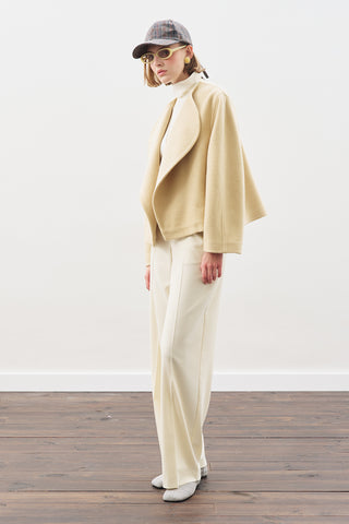 Wool Short Jacket Sand