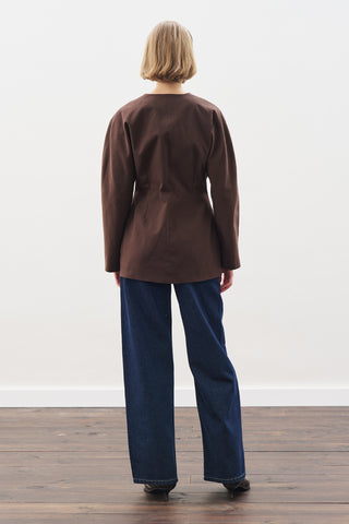 Studio Blazer Dark Brown