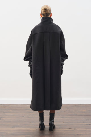 Gaia Oversized Coat Black