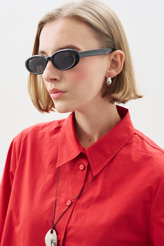 Classic Shirt With Wide Cuffs Red