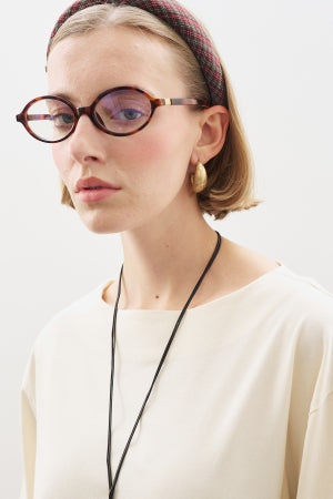 Boat Neck Long Sleeve T-Shirt Vanilla