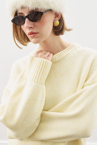 Chunky Oversized Sweater Yellow