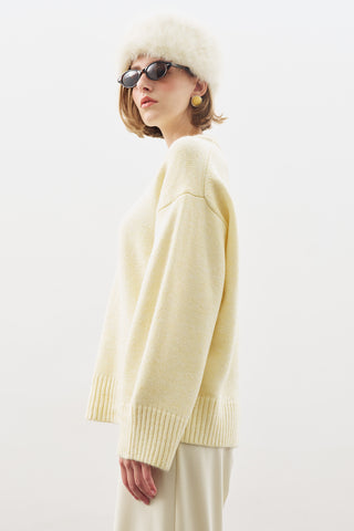 Chunky Oversized Sweater Yellow
