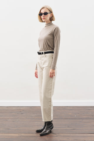 High-Neck Bodysuit Mınk