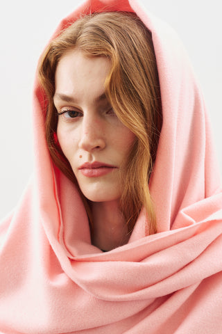 Cashmere Feel Scarf Pink