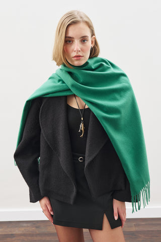 Cashmere Feel Scarf Green