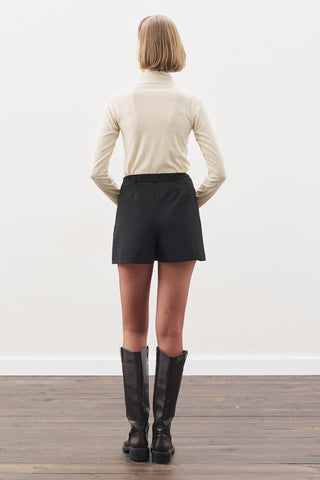 High-Neck Bodysuit Ecru