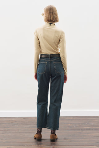 High-Neck Bodysuit Beıge