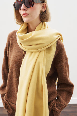 Cashmere Feel Scarf Yellow