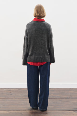 Chunky Oversized Sweater Anthracıte