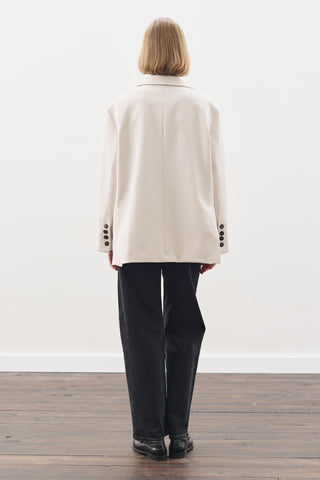 Oversized Cut Blazer Beıge