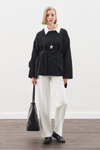 Chunky Oversized Sweater Black