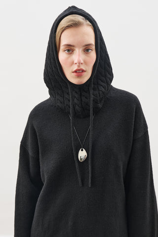 Knit Balaclava Black