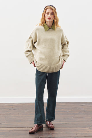 Chunky Oversized Sweater Beıge