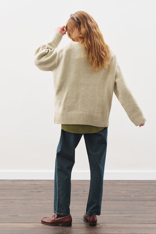 Chunky Oversized Sweater Beıge