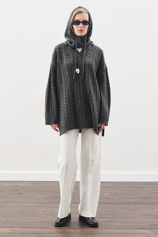 Knit Balaclava Anthracıte