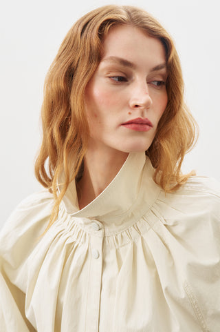 Oversized Belted Midi Trench Coat Stone