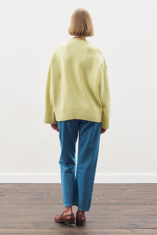 Chunky Oversized Sweater Lıme