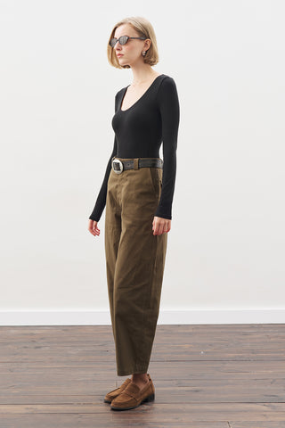 Barrel Trousers Khakı