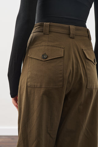Barrel Trousers Khakı