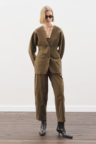 Barrel Trousers Khakı