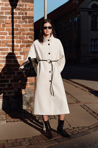 Gaia Oversized Coat Ecru